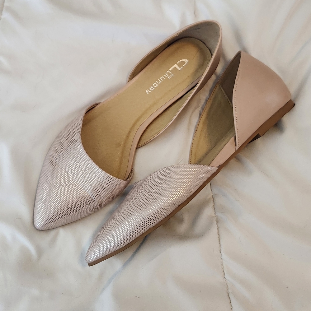 EUC CL by Laundry Women's Pink Flats